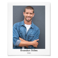 Aktiverar headshot for Actors 8x10 Dubbla Text
