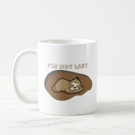 Aktiverat Lazy-läge - Cute Sloth Coffee Mugg