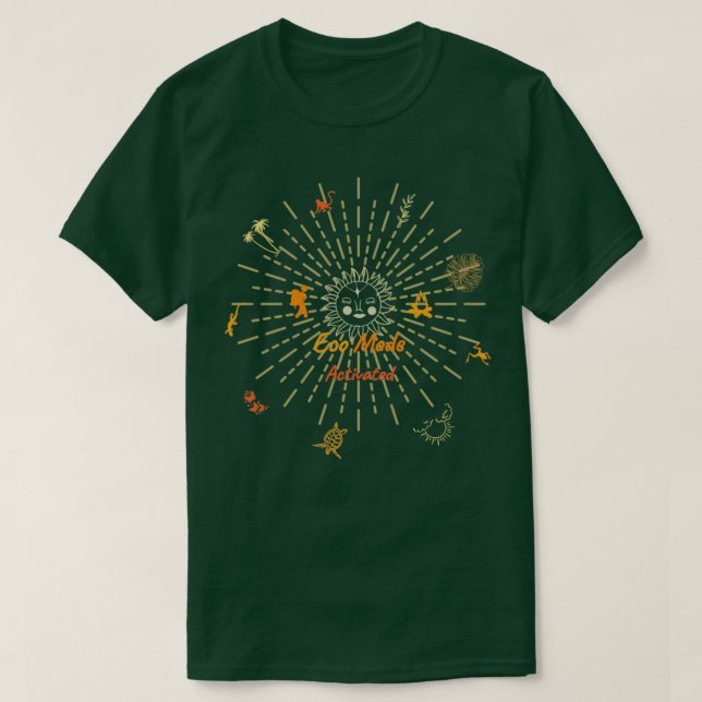 Aktiverat miljöläge t shirt (Design framsida)