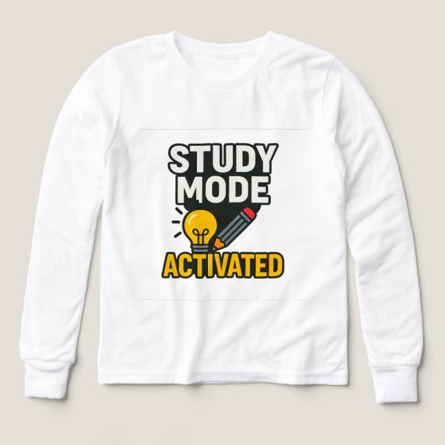 Aktiverat studieläge ・ Student & lärare T Shirt (Design framsida)