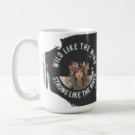 Aktiveringsflickor och kvinnor med dubbla funktion kaffemugg