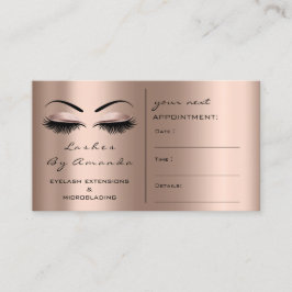 Aktiveringskortsmakeup Artist  Ro Lash VIP Tidsbeställning Kort