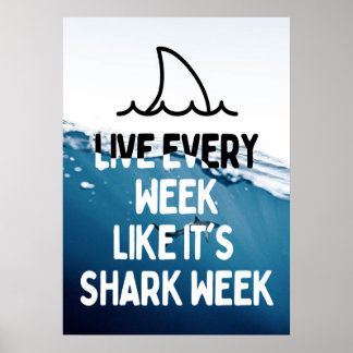 Aktiveringsoffert för Shark Week Poster
