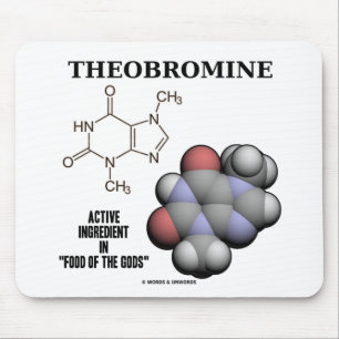 Aktivingrediens för Theobromine (kemiska Molcule) Musmatta