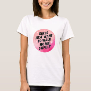 Aktivism-Rosa för flickors Höger T Shirt