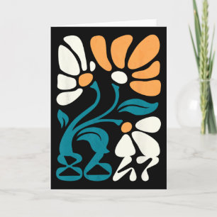 Aktivism Subtil Groovy Blommig Boho Politisk Förkl Kort