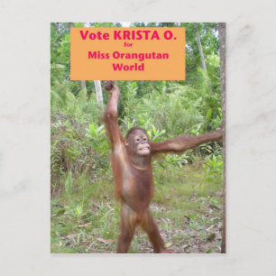 Aktivist inom Skönhetstävlingen Beauty Vykort