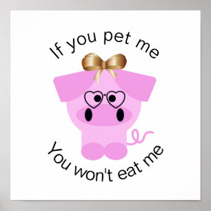 Aktivist Poster av Cute Animal Höger Activist