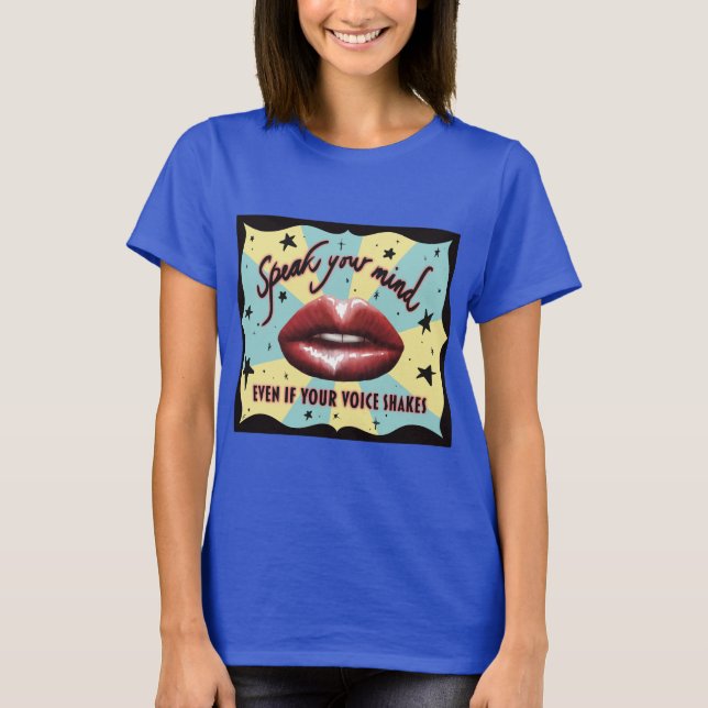 Aktivist Shirt, tala med dig T Shirt (Framsida)