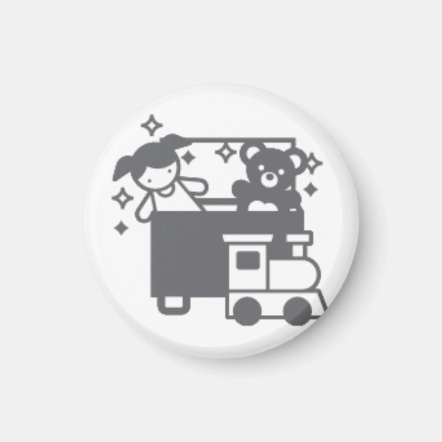 Aktivitäten Button Hausarbeit Spielzeug aufräumen Magnet (Framsidan)