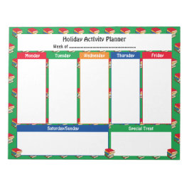 AKTIVITET FÖR Veckoplanering, HELGDAG | BOKAR Tear Anteckningsblock