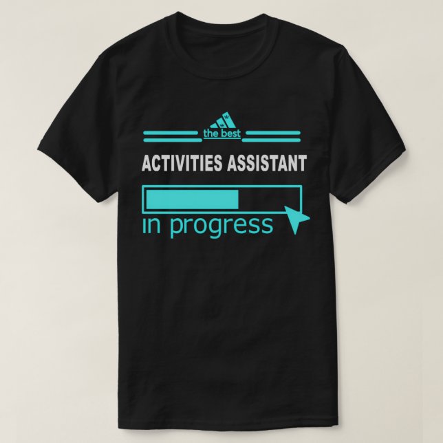AKTIVITETER SOM BISTÅR I PÅGÅENDE BLÅ T SHIRT (Design framsida)