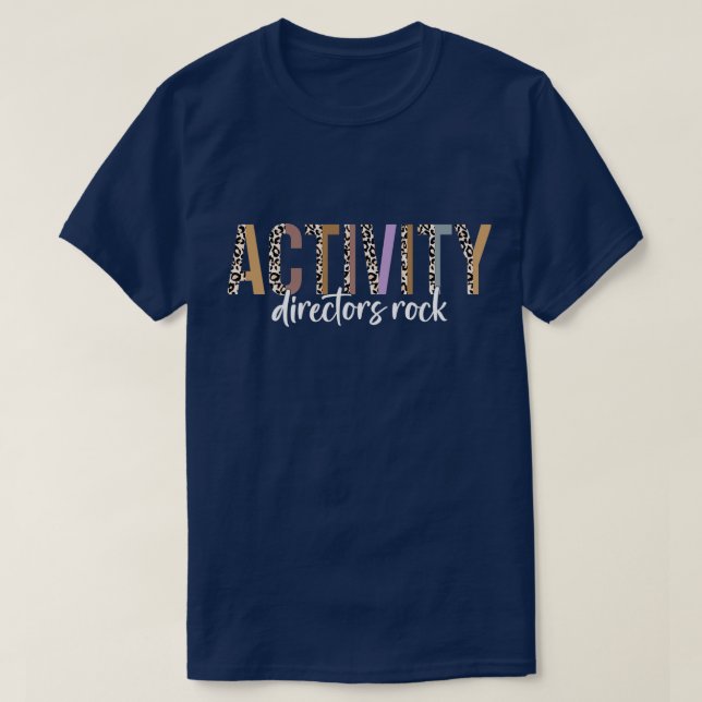 Aktivitetsassistentdirektörer i Sten T Shirt (Design framsida)