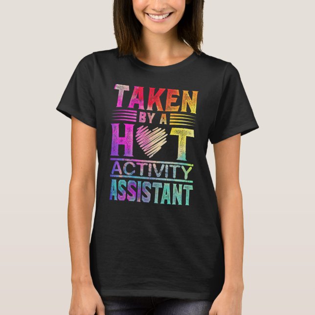 Aktivitetsassistentens Make-fru Bf-vän T Shirt (Framsida)