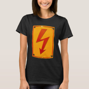 Aktivitetsblixt för högspänningselektriker t shirt