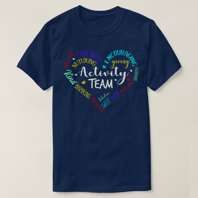 Aktivitetschef Heart T Shirt (Design framsida)