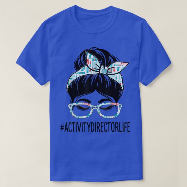 Aktivitetschef Veckoutvärdering Kvinnor Messy Bu T Shirt (Design framsida)