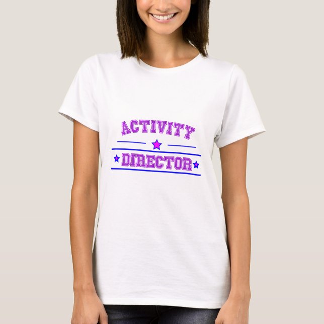 Aktivitetsdirektördesign Tee (Framsida)