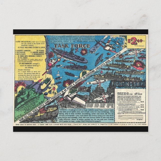 Aktivitetsgruppen! Helen Leksak Tecknad Bok Ad Vykort (Framsida)