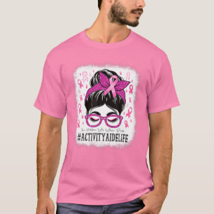 Aktivitetshjälp i oktober Vi Bäror Rosa Kvinnor br T Shirt