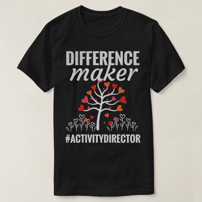 Aktivitetskoordinator för differensverktyg t shirt (Design framsida)