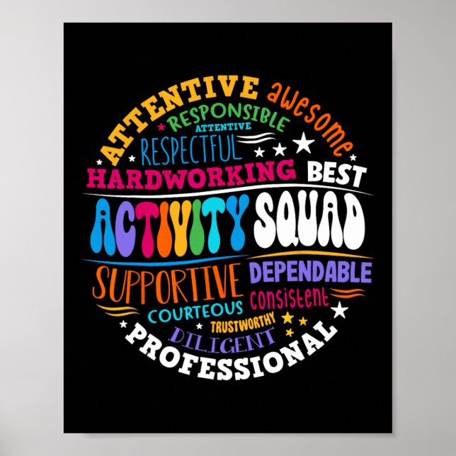 Aktivitetsteam Omedelbart Team Proffs Vecka Dire Poster (Framsidan)