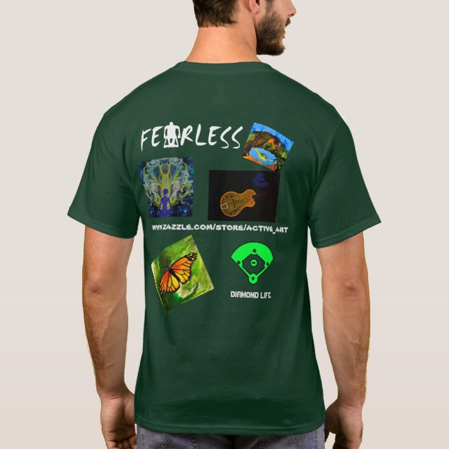 Aktivkonstdesigner T Shirt (Baksida)