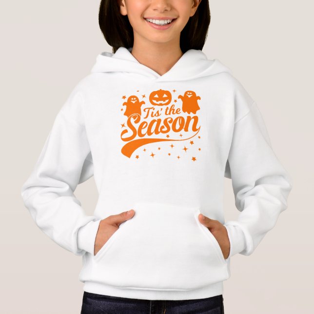 Aktivt detta är säsongen, Halloween Girls' T Shirt (Framsida)