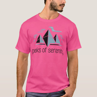 Aktivt minimalistiskt berg t shirt