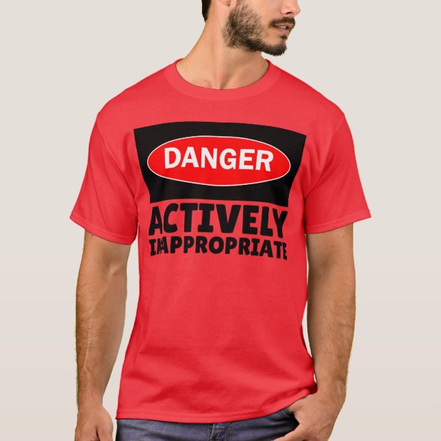 Aktivt Olämplig T Shirt (Framsida)