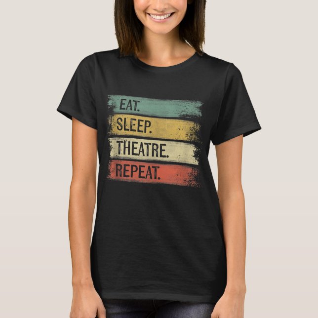 Aktör för eat-viloteaterpjäser t shirt (Framsida)