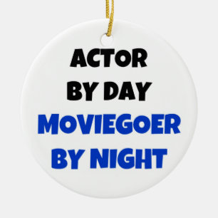 Aktör per dagstidning Moviegoer per natt Julgransprydnad Keramik