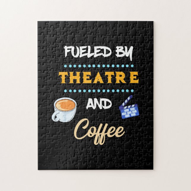 Aktör som drivs av teaterkaffe pussel (Vertikal)