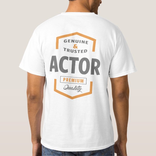 Aktör Tee Shirt (Baksida)
