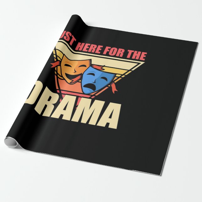 Aktören precis här för drama presentpapper (Utrullad)