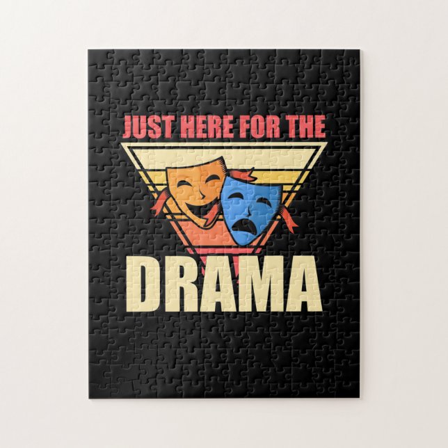 Aktören precis här för drama pussel (Vertikal)