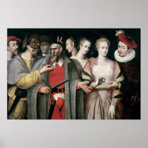 Aktörer vid Commedia dell'Arte Poster