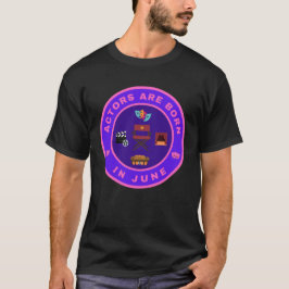 Aktörerna är födda i en alternativ design i juni t shirt
