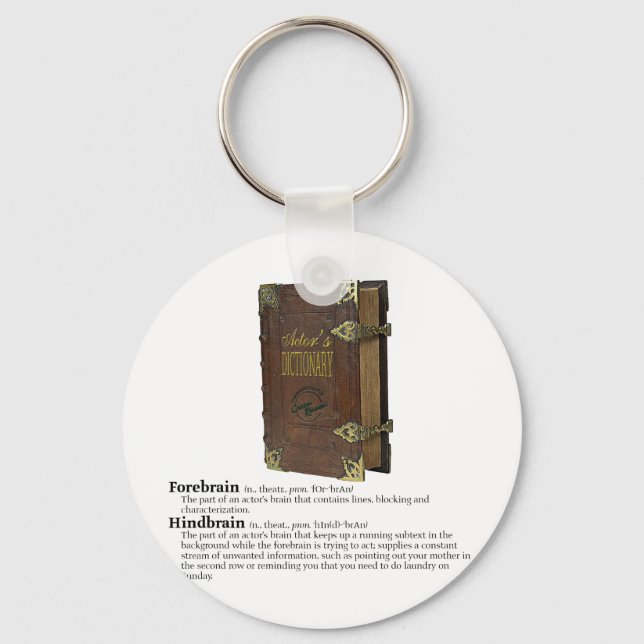 Aktörernas lexikon - Hjärnor Nyckelring (Framsida)