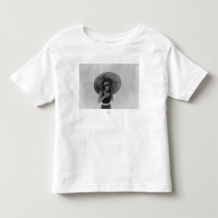 Aktris Betty Compson som äter glass Tee