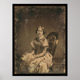 AktrisJenny Lind Daguerreotype 1848 Poster