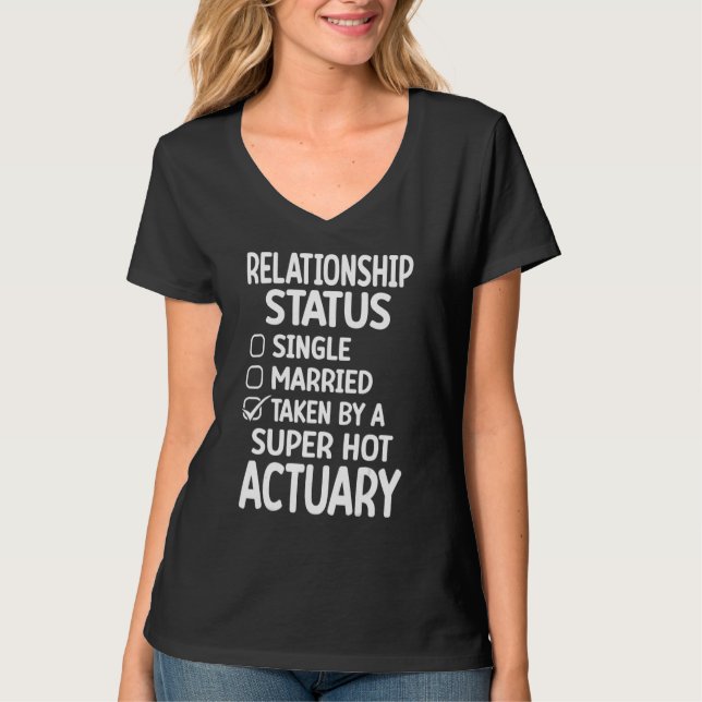 aktuariers relation t shirt (Framsida)