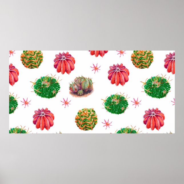 Aktuell bakgrund för sömlöst blommönster, plånbok poster (Framsidan)