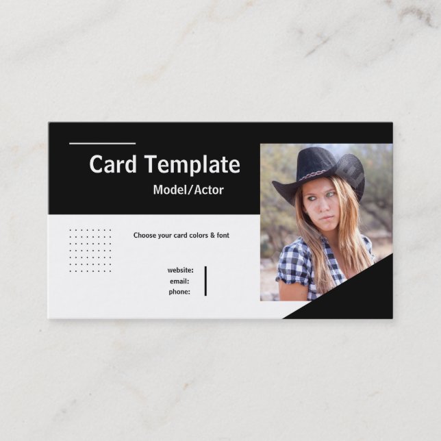 Aktuell fotokortshögtalare visitkort (Framsida)