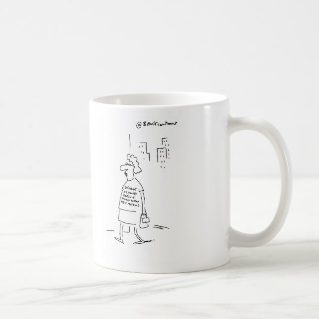 Aktuell George Clooney mugg (Höger)