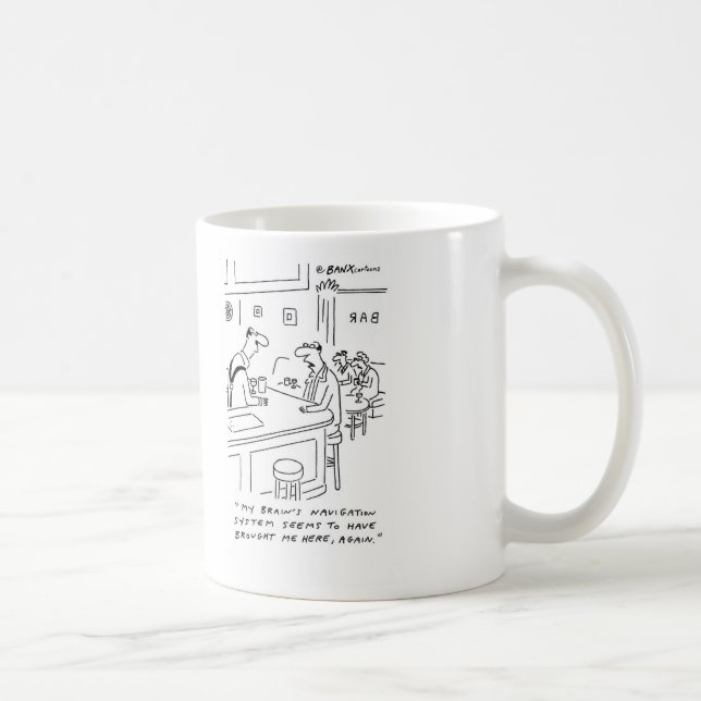 Aktuell hjärnmugg kaffemugg (Höger)
