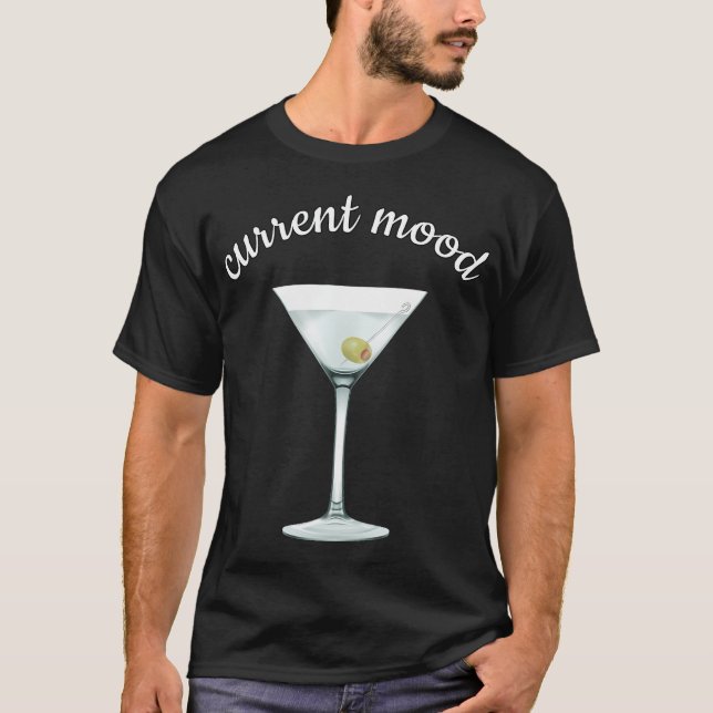 Aktuell Mood Dirty Martini T Shirt (Framsida)