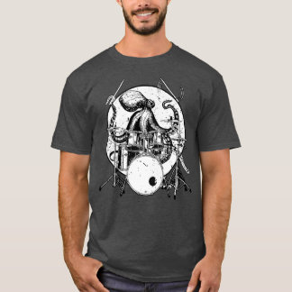 Aktuell premie för bläckrom av bläckfisk t shirt