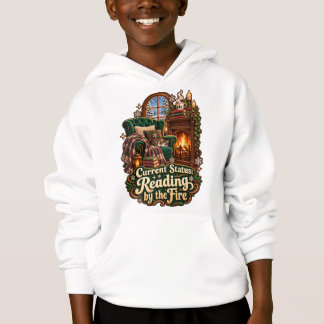 Aktuell status Läsning vid brasan Vinter T Shirt