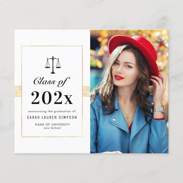 aktuellt ram grad-meddelandekort (Framsida)